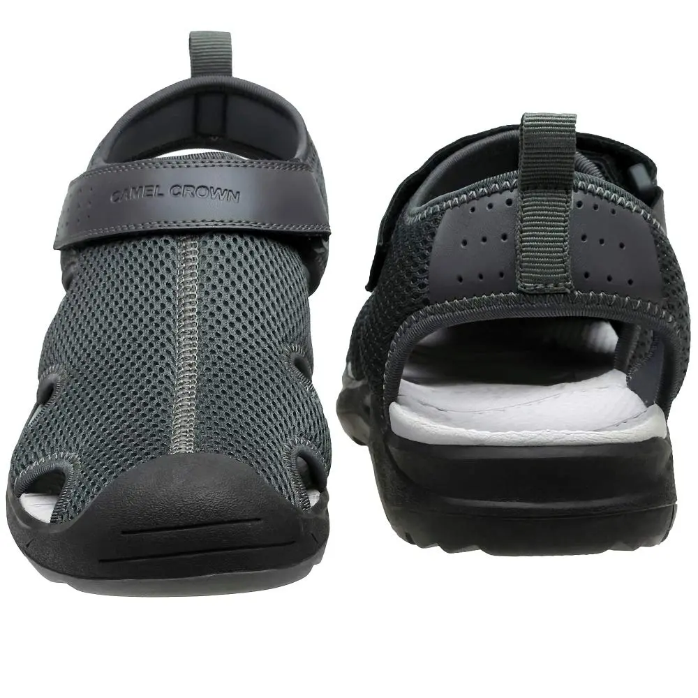 CAMEL CROWN Men's Mesh Hiking Sandals Closed-Toe Beach Sandal for Athletic Outdoor Summer Waterproof | Breathable, Adjustable, Waterproof - view 3
