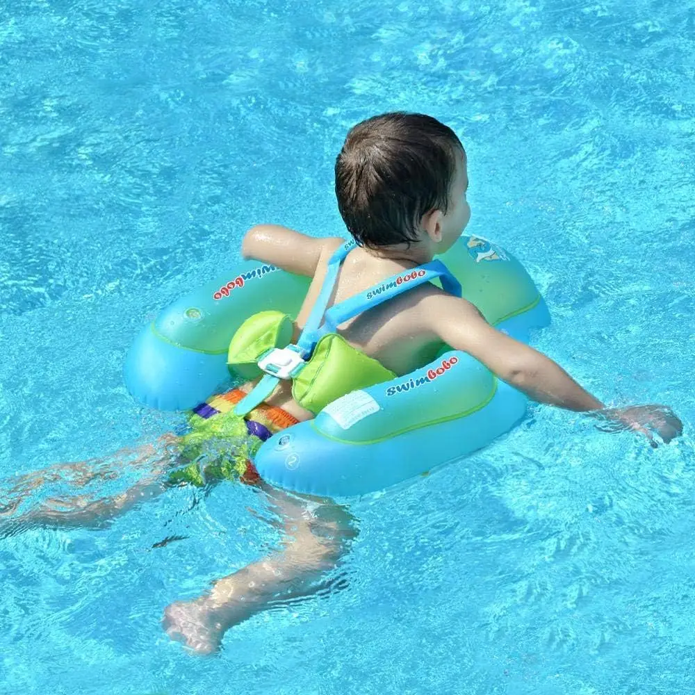 Swimbobo Baby Swimming Float Ring L (57cm Outer Diameter) | Dual Airbags, Safety Support Bottom - view 2