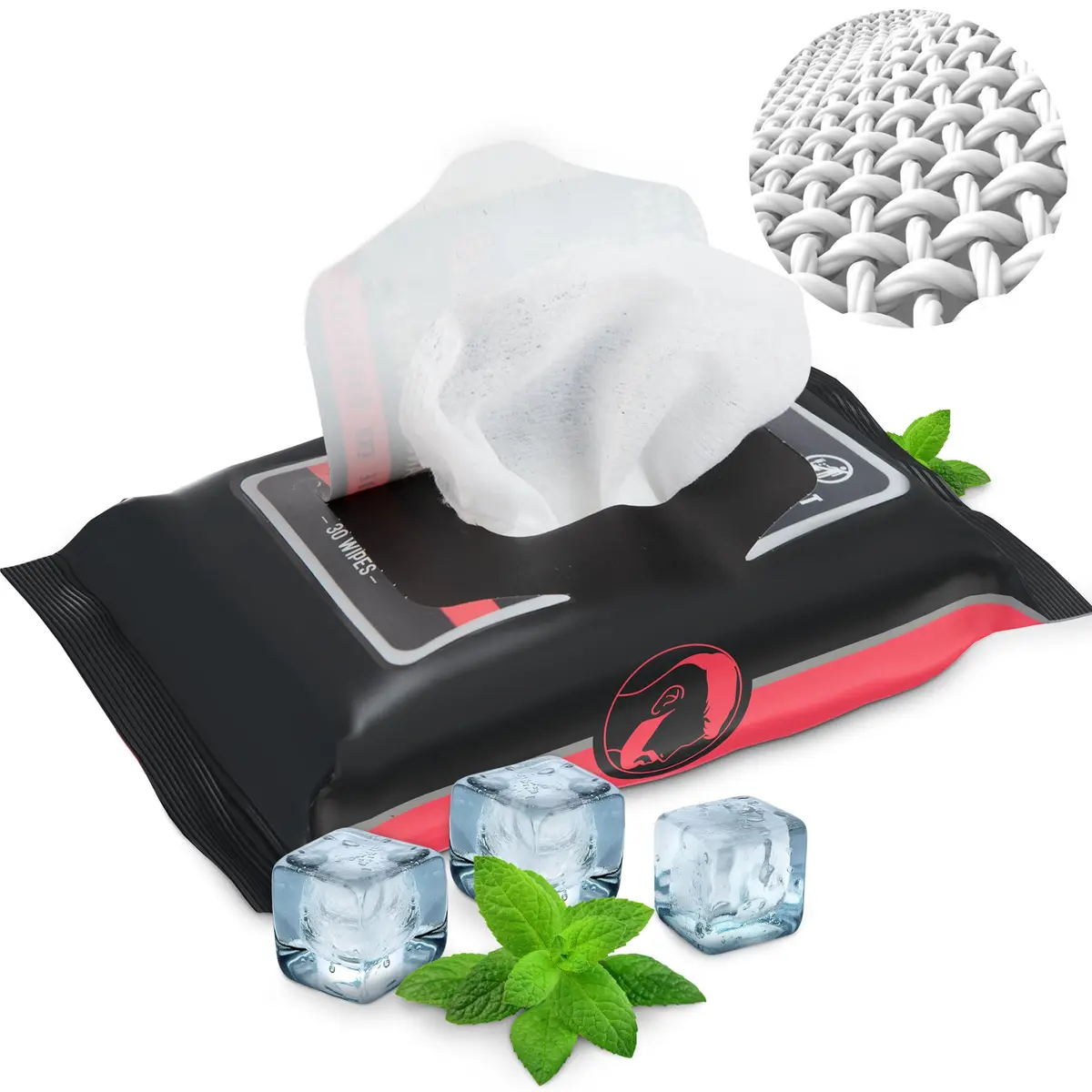 The Nobleman Refreshing Face & Body Cleansing Wipes – Aloe Vera & Grapefruit | Gentle, Biodegradable, 30 Ct - view 3