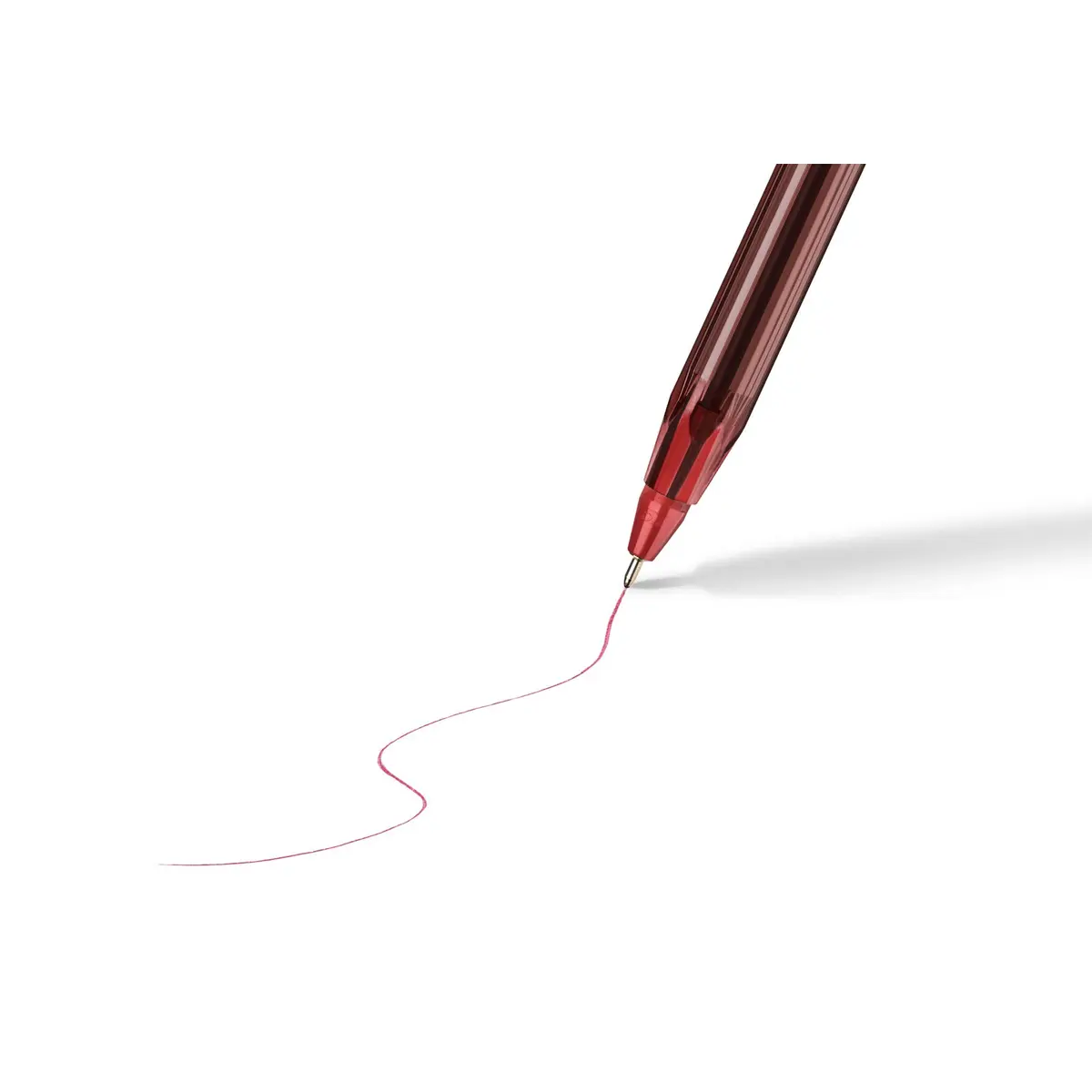 BIC Crystal Exact Fine Point Pens (0.7 mm) - Red, Box of 20 | Precise Writing for Office & School - view 4