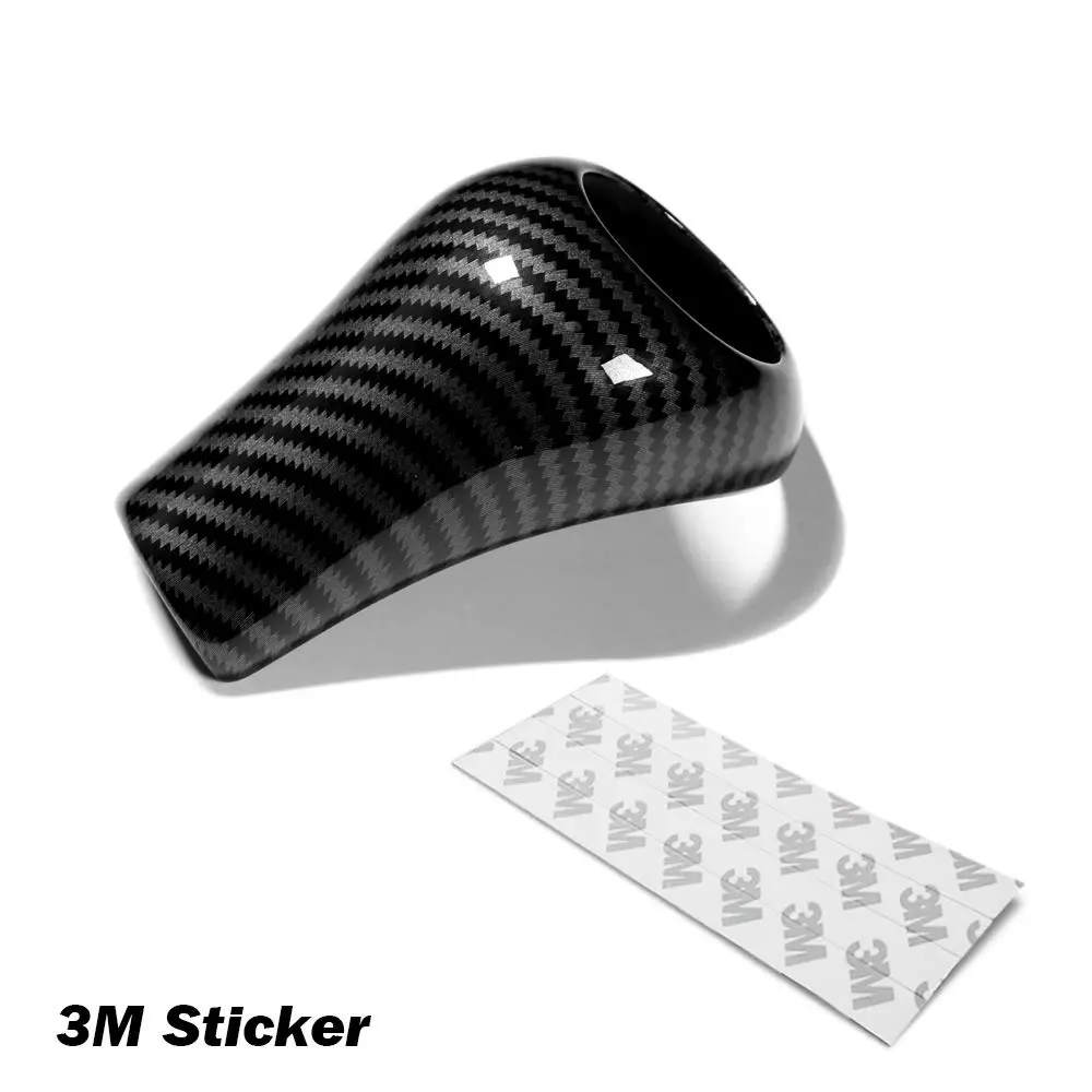 CHARMINGHORSE Carbon Fiber Gear Shift Knob Cover Sticker for Mercedes-Benz W204 W212 A G E C CLS | Stylish & Durable - view 4