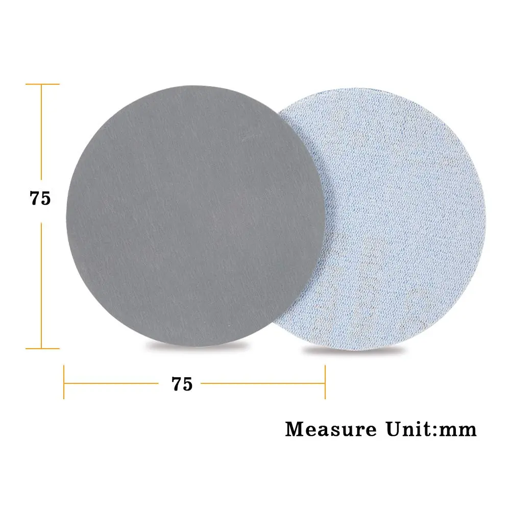 SPEEDWOX Hook and Loop Sanding Discs 3 Inch 3000 Grit Very Fine Blue Aluminum Oxide 100-Pack | For Woodworking & Rotary Tools - view 5