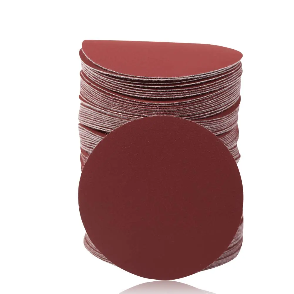 SPEEDWOX 3 Inch 1000 Grit Sanding Discs 100PCS | Aluminum Oxide Hook & Loop No Hole Sandpaper - main product image