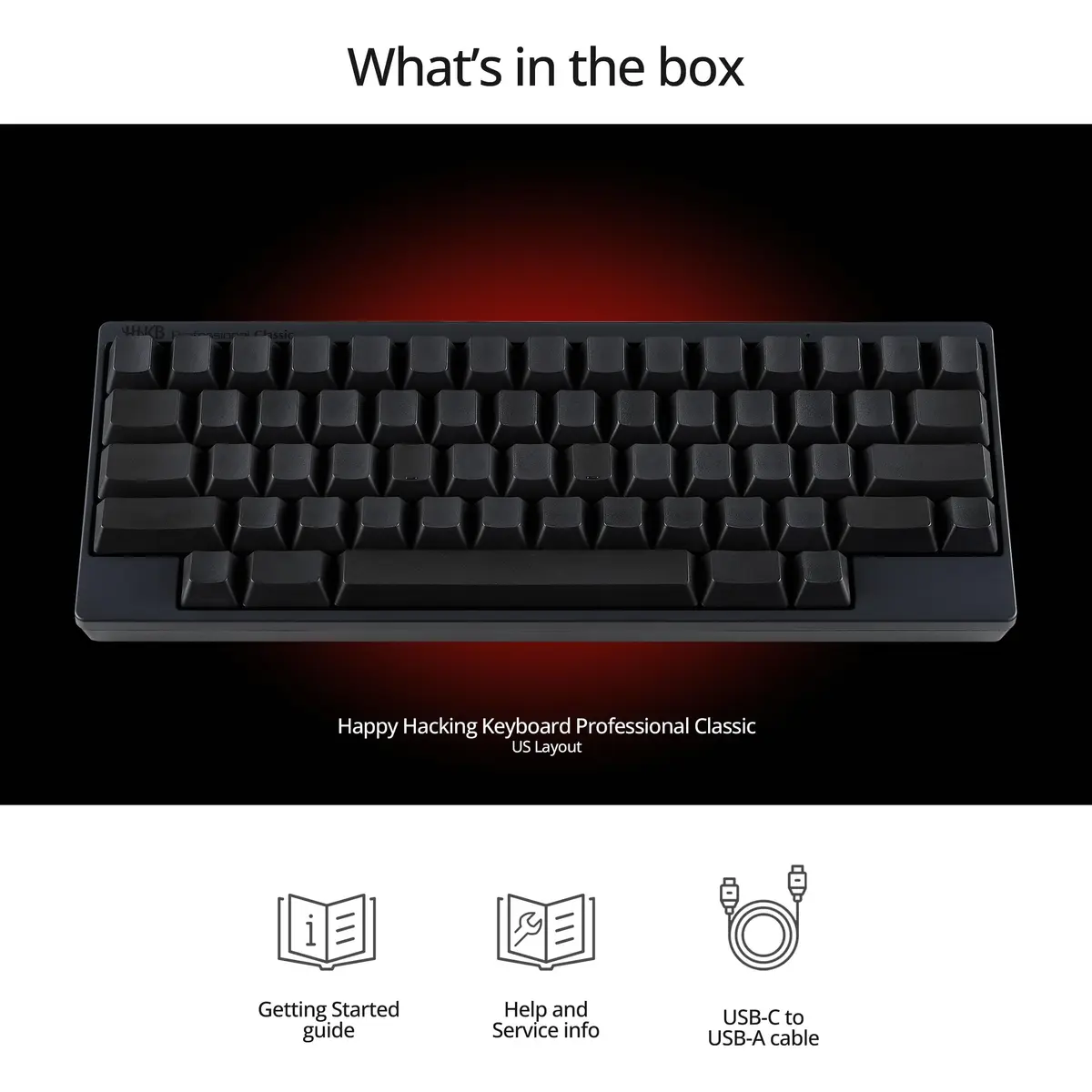 HHKB Happy Hacking Keyboard Professional Classic Charcoal | Compact 60 Key Layout for Programmers - view 6