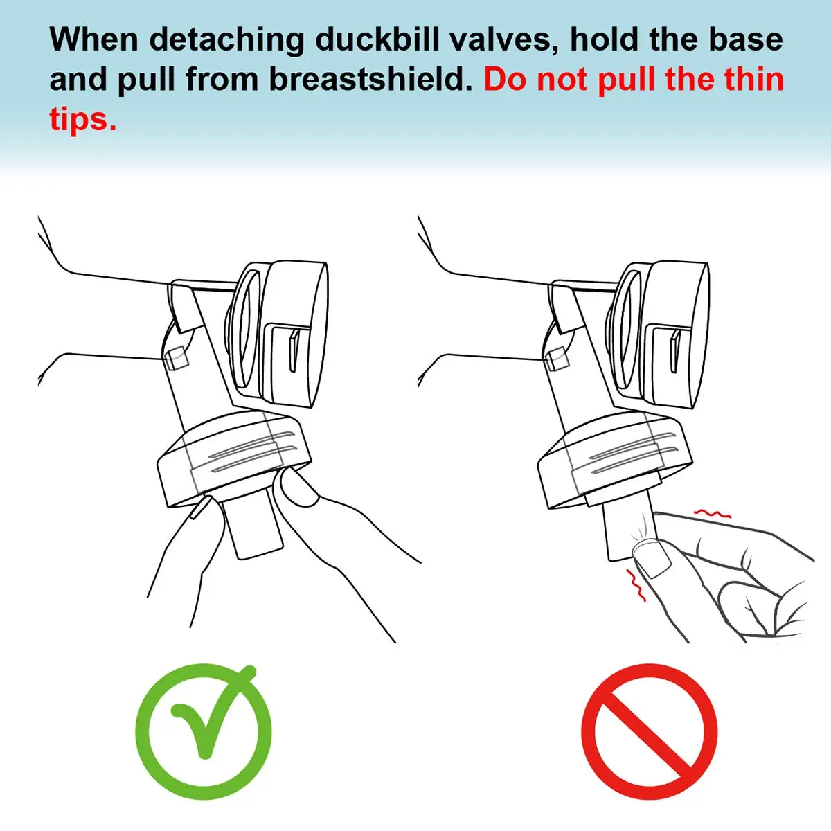 Nenesupply Duckbill Valves for Medela & Spectra Pumps - 6 pc White | BPA-Free Silicone for Consistent Suction - view 8