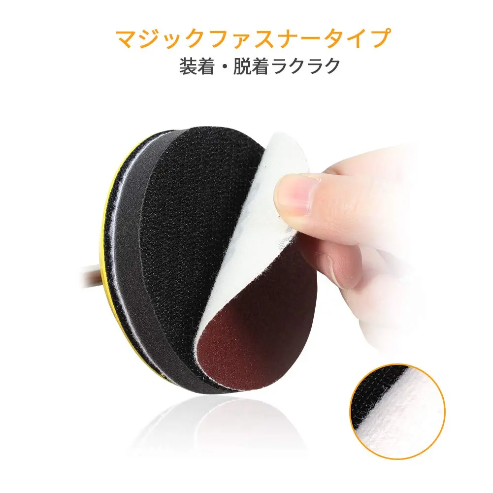 SPEEDWOX 3" 120 Grit Sanding Discs Hook and Loop No Hole Sandpaper 100-Pack | Aluminum Oxide Abrasive for Wood Metal Glass - view 4