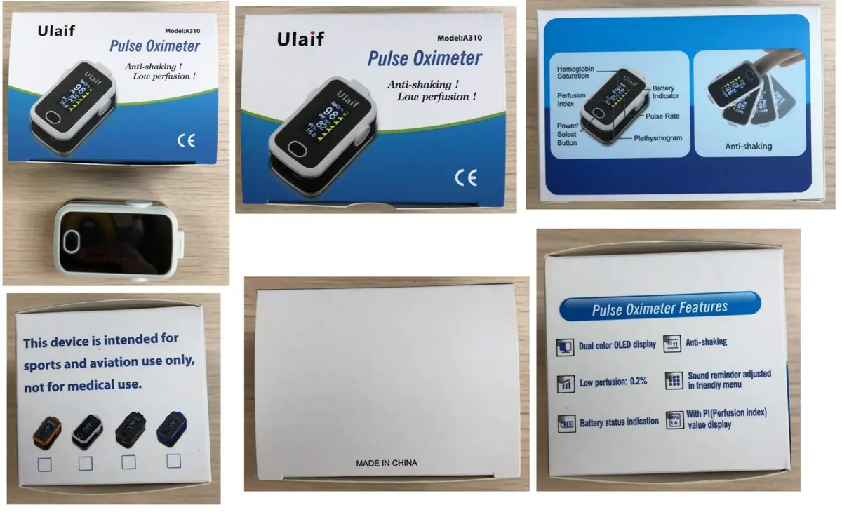 Amemo Blood Oxygen Monitor Fingertip OLED Display | Accurate, Durable & Easy to Use - view 9