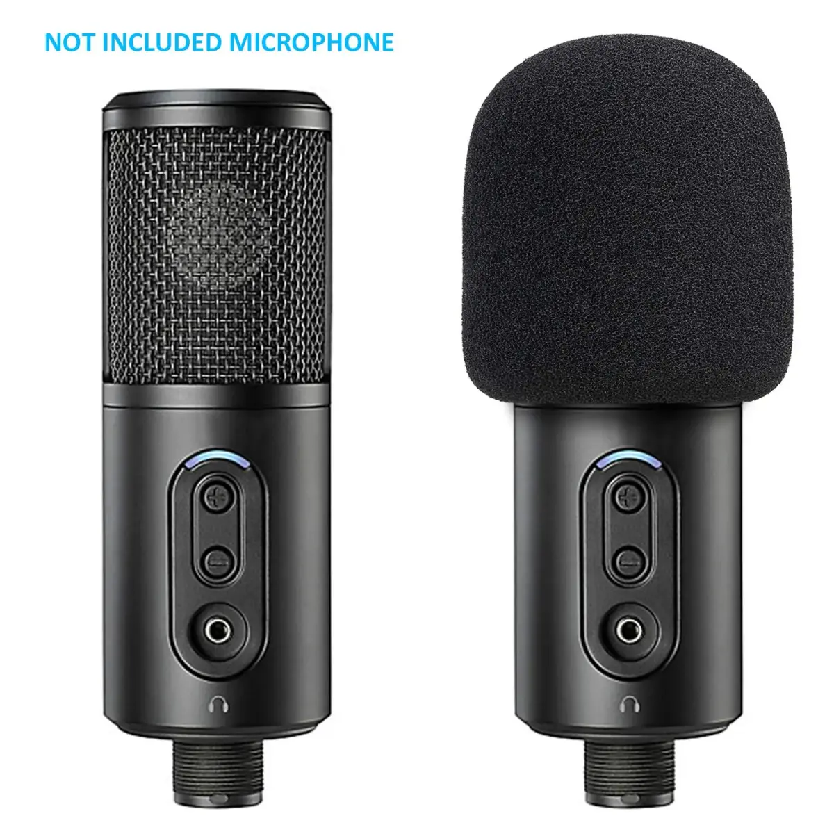 YOUSHARES Foam Windscreen Cover for Audio-Technica ATR2500x-USB Microphone | Blocks Plosives & Wind Noise - view 2