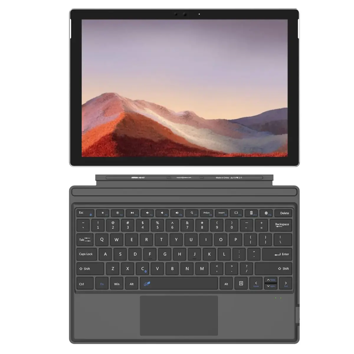 Arteck Bluetooth Keyboard for Microsoft Surface Pro 7/6/5/4/3 | Ultra-Slim Portable Wireless Keyboard with Touchpad - view 5