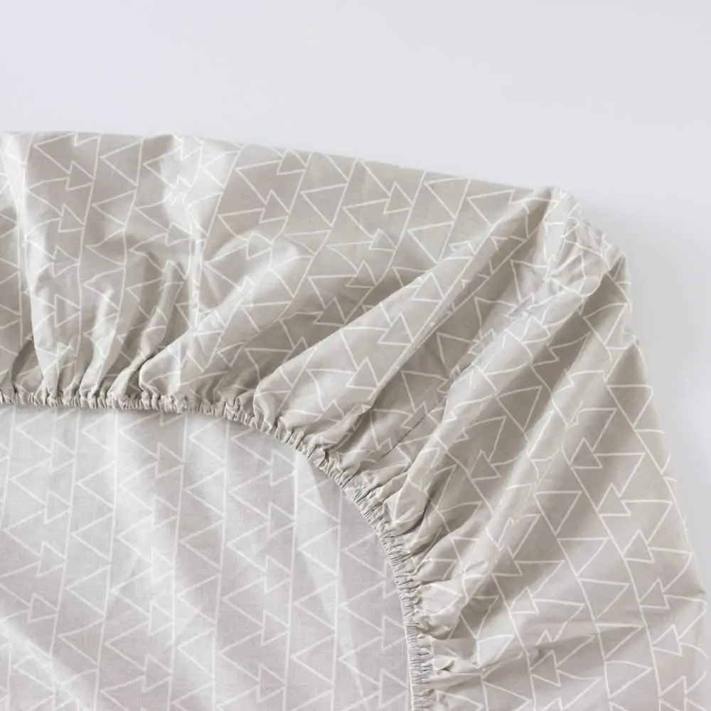 Emenpy 3Pcs Cotton Toddler Sheet Set | Crib Fitted & Flat Sheets, Pillowcase, Soft & Breathable - view 3