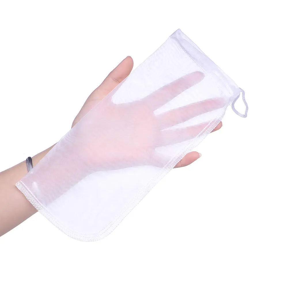 ALEGI Aquarium 180 Micron Extra Fine Media Filter Bag, 10"x3.9" (6 Pack) | Reusable Drawstring Mesh for Fine Resins - view 3