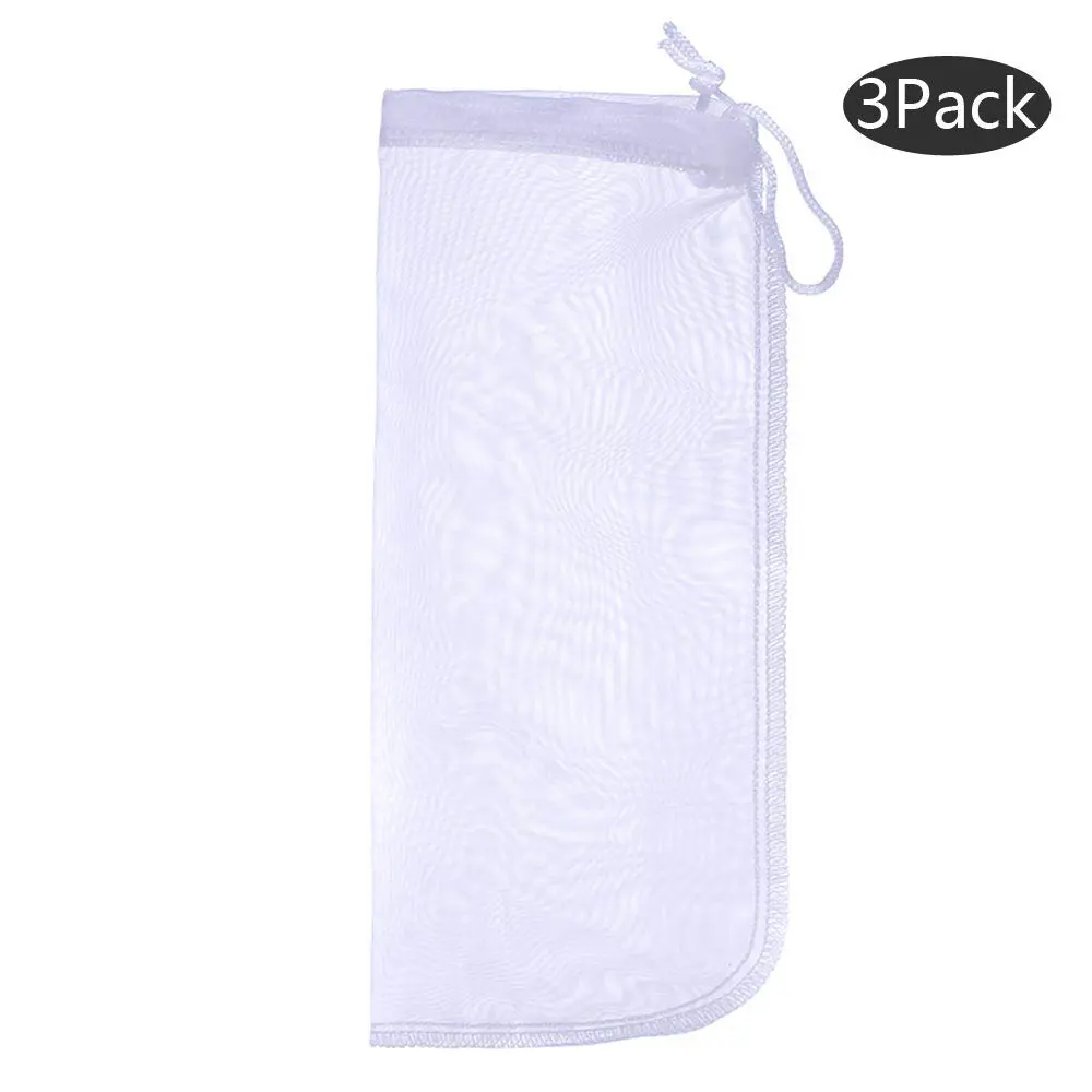 ALEGI 180 Micron Extra Fine Aquarium Filter Media Bag 10" x 3.9" | Reusable, Fine Mesh for Chemical Filtration - view 6