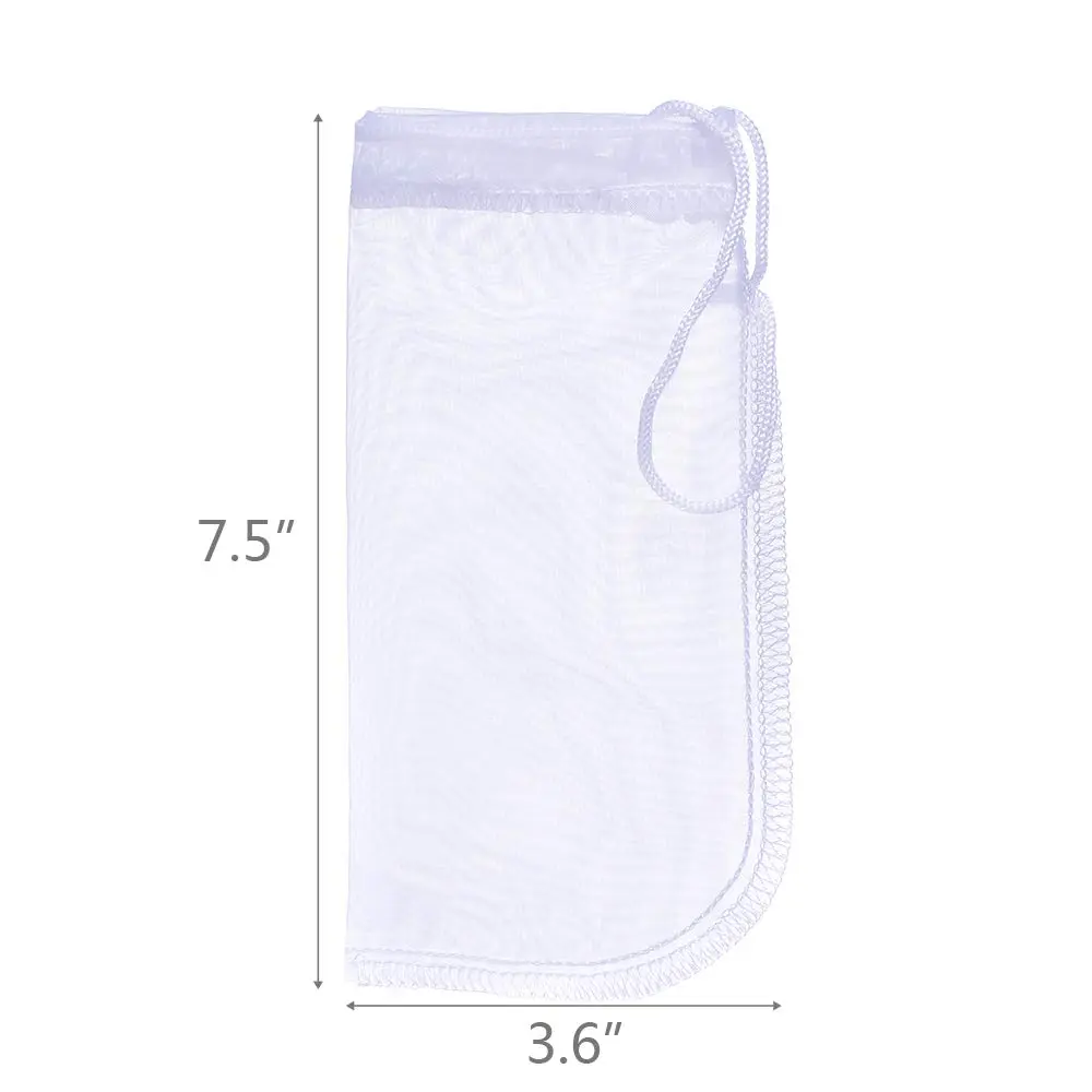 ALEGI Aquarium Extra Fine Media Filter Bag 7.5"*3.6" | Reusable 180 Micron Mesh for Fine Resins - view 3