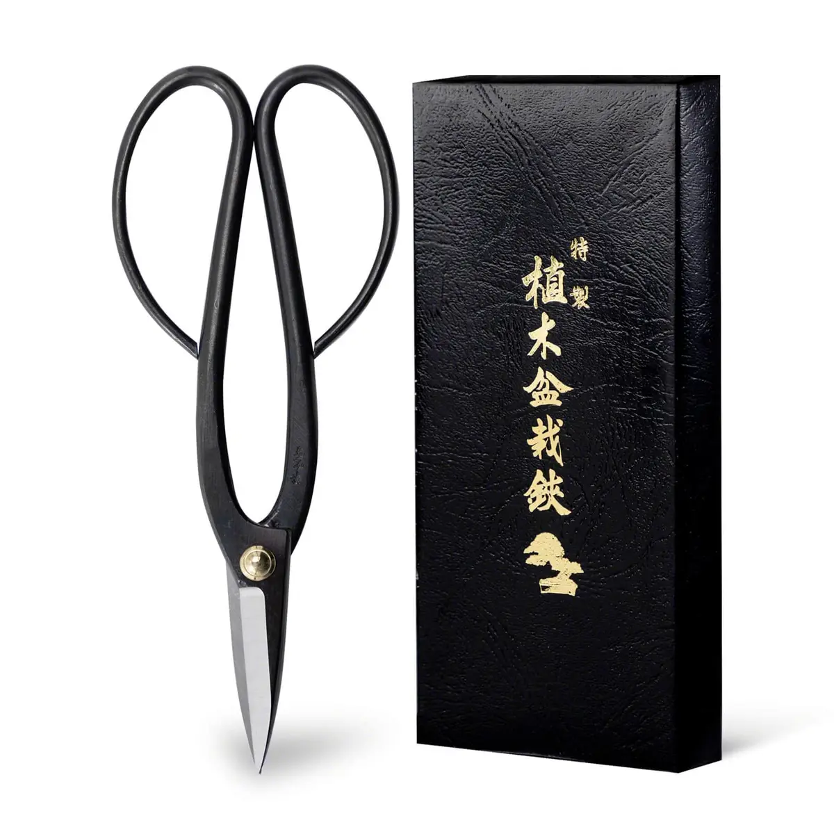 Wazakura Ashinaga Bonsai Pruning Scissors 200mm (7.87in) | Precision Carbon Steel Cut for Delicate Bonsai & Floristry - main product image