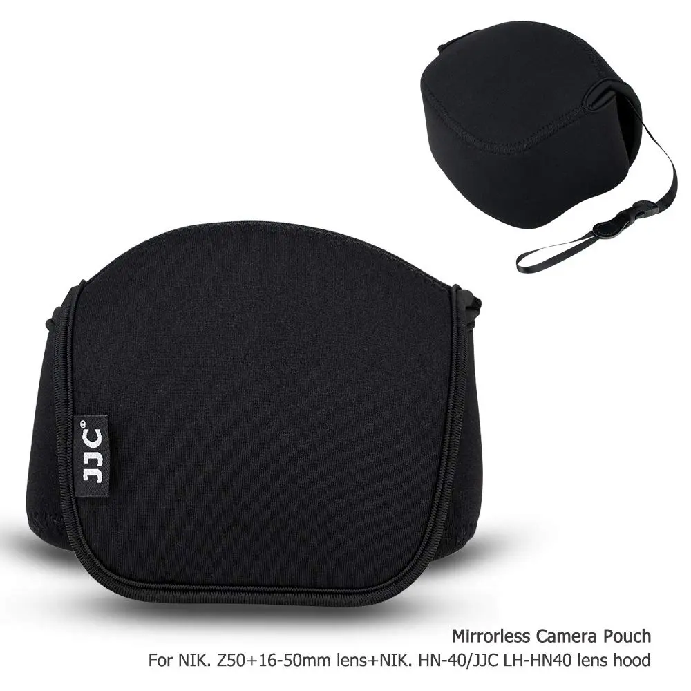 JJC Camera Case for Sony ZV-E10II + 16-50mm Lens; Canon EOS R50 + 18-45mm Lens; Nikon Z 50 + 16-50mm Lens; Fujifilm X-S20 + XC 15-45mm Lens (12.6cm x 9.3cm x 9.2cm) - view 8