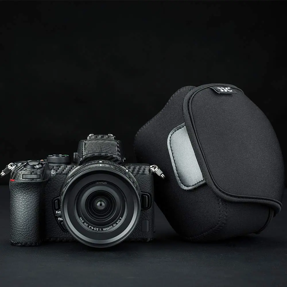 JJC Camera Case for Sony ZV-E10II + 16-50mm Lens; Canon EOS R50 + 18-45mm Lens; Nikon Z 50 + 16-50mm Lens; Fujifilm X-S20 + XC 15-45mm Lens (12.6cm x 9.3cm x 9.2cm) - view 3