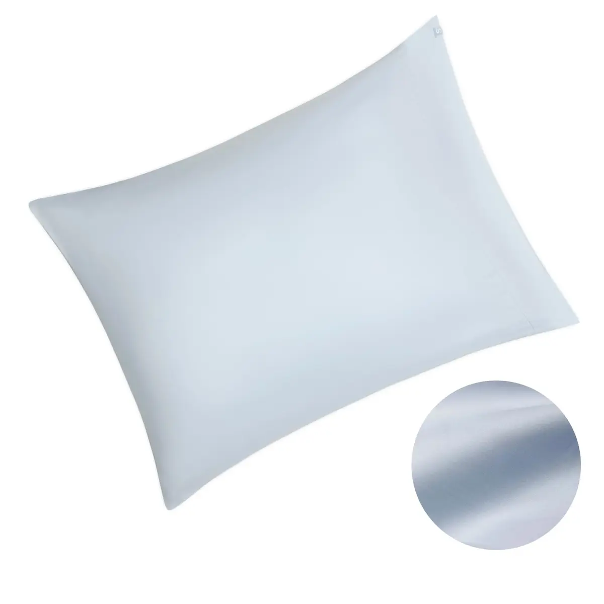 Silvon Silver Infused Pillowcase for Acne Prone Skin, Standard Sky/Blue | Organic Supima Cotton - main product image