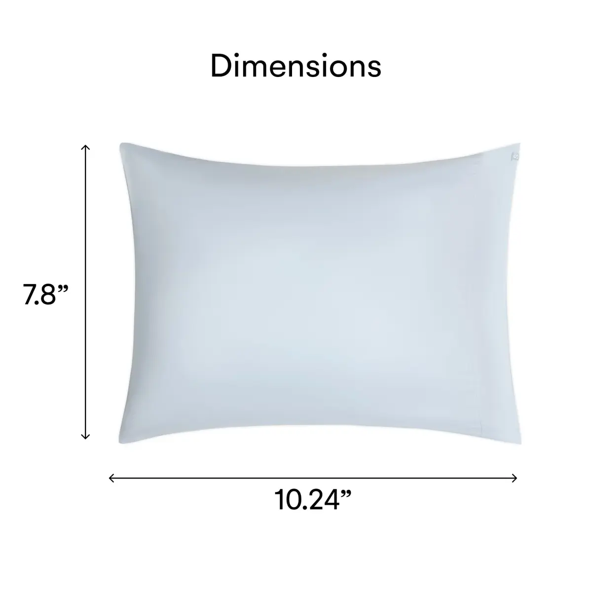 Silvon Silver Infused Pillowcase for Acne Prone Skin, Standard Sky/Blue | Organic Supima Cotton - view 3