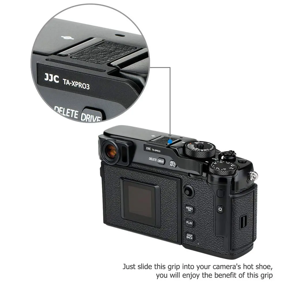 JJC Camera Support for Fuji X-Pro3 X-Pro2 X-Pro1 | Secure Grip & Compatibility (70-120 chars) - view 5
