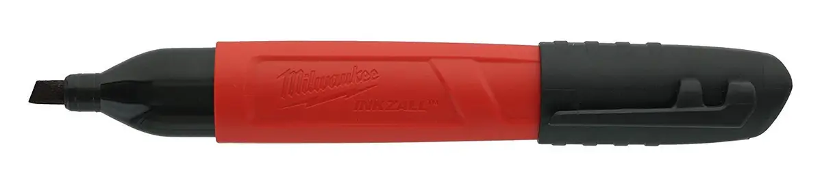 MAKABAKA Inkzall Chisel Tip Permanent Marker 6 Pack | Water & Dust Resistant, 1 Count (Pack of 6) - view 5
