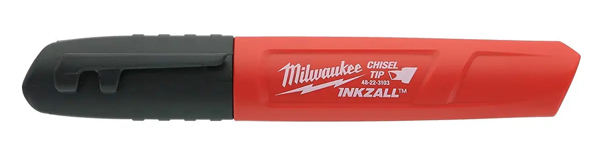 MAKABAKA Inkzall Chisel Tip Permanent Marker 6 Pack | Water & Dust Resistant, 1 Count (Pack of 6) - view 3
