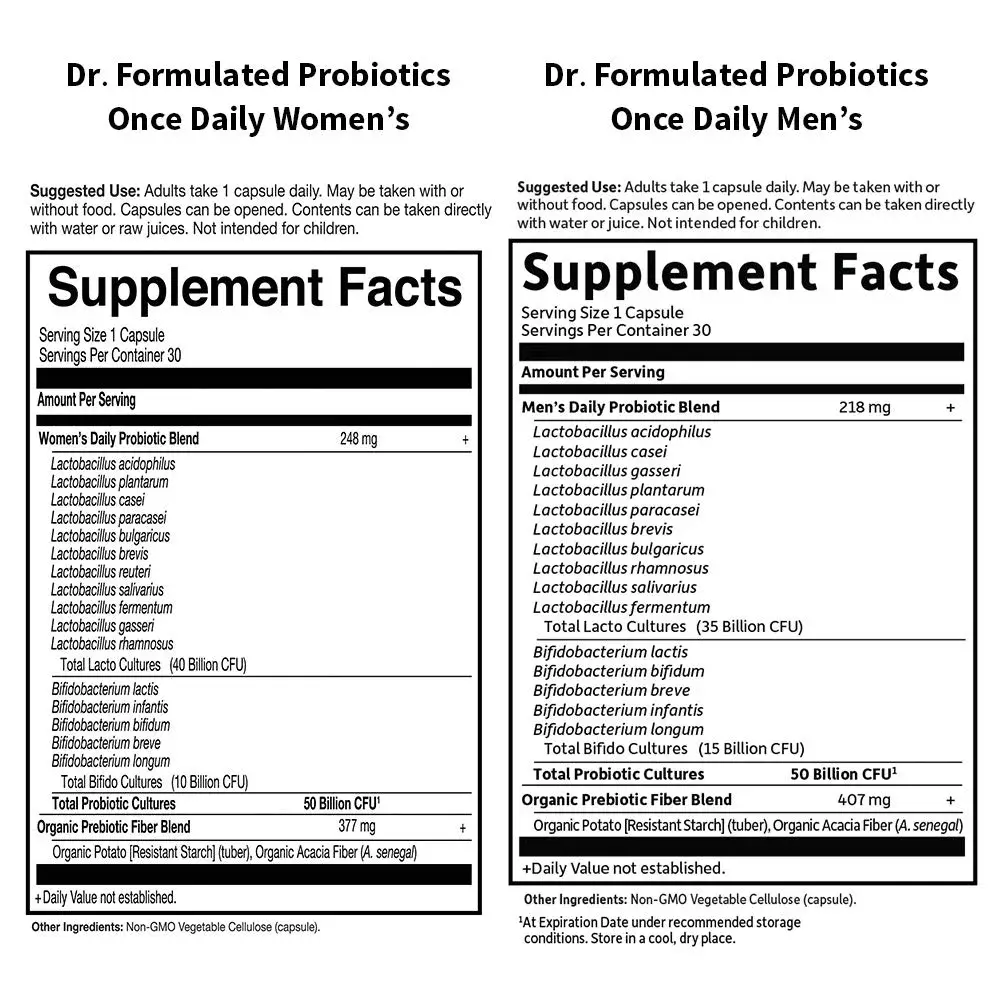 Garden of Life Dr. Formulated Probiotic Bundle for Men & Women (50 Billion CFU, 2x30 Capsules) | Gut Health & Immunity Support - view 5