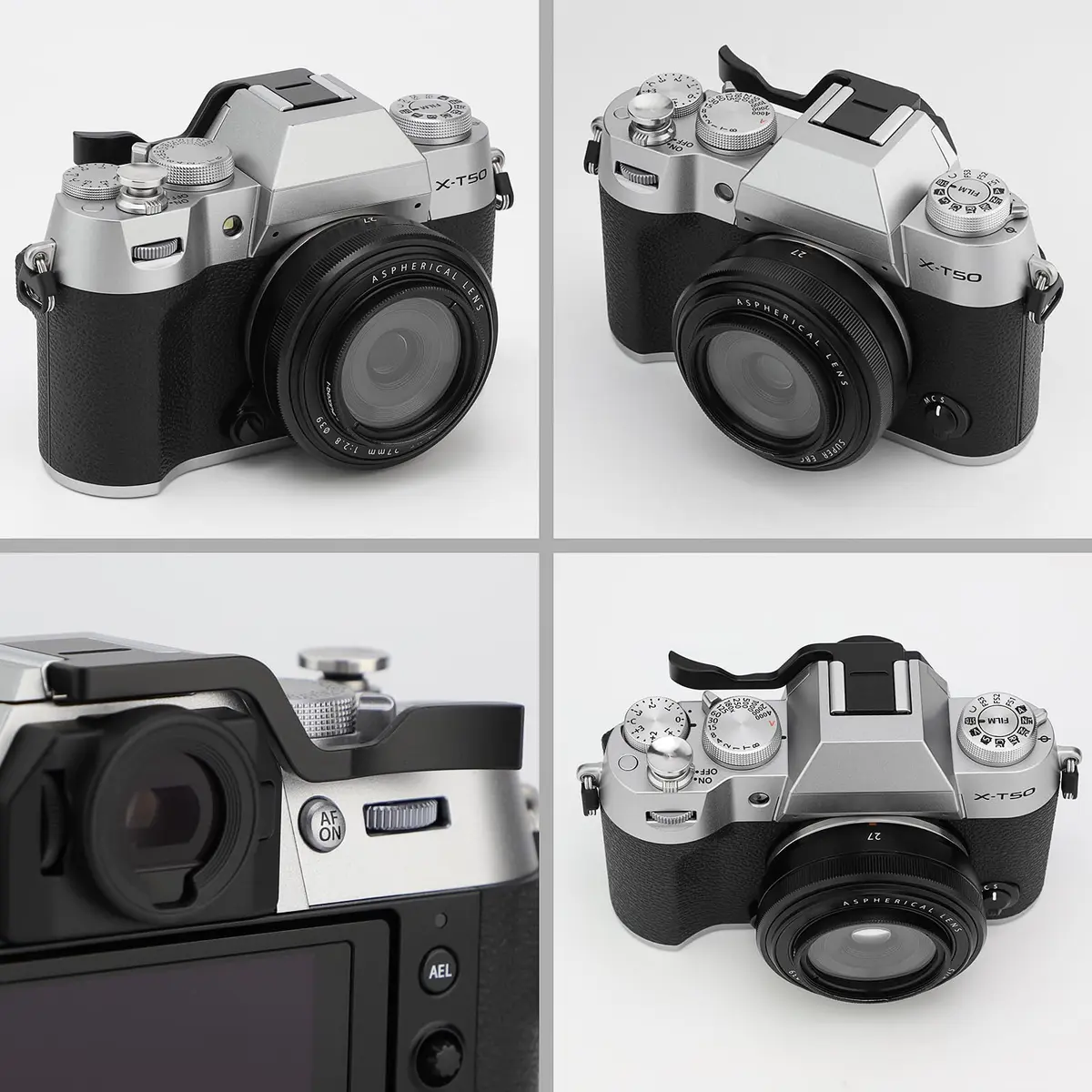 Haoge THB-XT30B Metal Hot Shoe Thumb Up Rest Hand Grip for Fujifilm XT50 XT30III Fuji X-T10 X-T20 X-T30 XT10 XT20 XT30 II III Camera Black - view 5