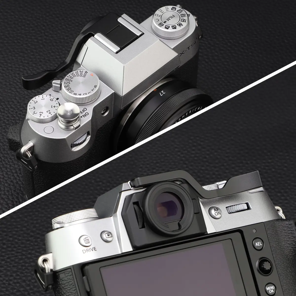 Haoge THB-XT30B Metal Hot Shoe Thumb Up Rest Hand Grip for Fujifilm XT50 XT30III Fuji X-T10 X-T20 X-T30 XT10 XT20 XT30 II III Camera Black - view 4
