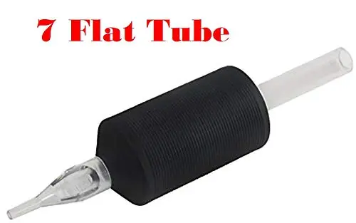 Tatmax International Flat Tip Tattoo Disposable Clear Tube Grips 20 Count (Pack of 1) | 1 Inch Tubes for Standard Tattoo Machines - view 2
