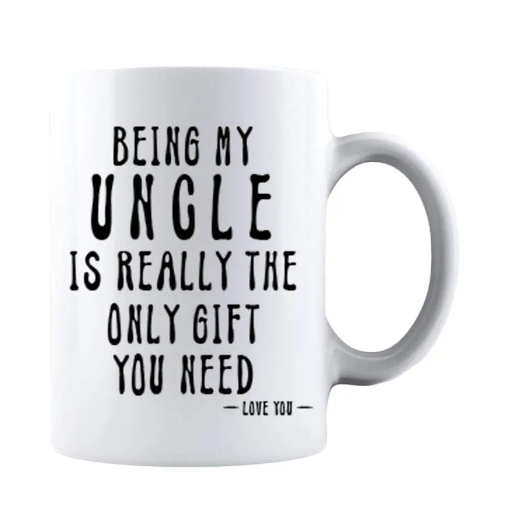 Kropsis Being My Uncle Ceramic Coffee Mug Tea Cup 325ml (11 Ounces) | Funny Gift for Uncles - main product image