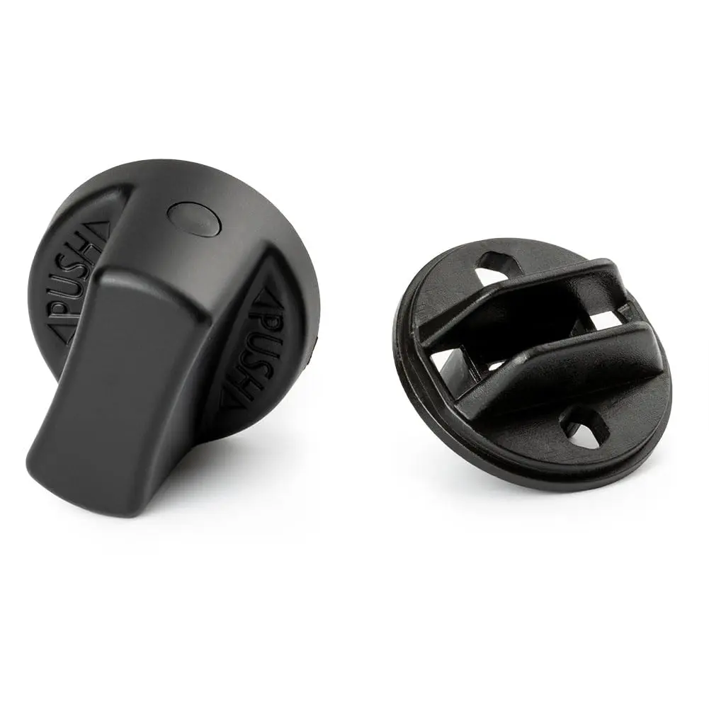 FANHAY Keyless Ignition Knob Push Turn Key Start Switch for Mitsubishi Outlander & Lancer | 12V Metal Black - main product image