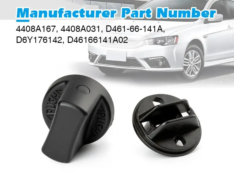 FANHAY Keyless Ignition Knob Push Turn Key Start Switch for Mitsubishi Outlander & Lancer | 12V Metal Black - view 3