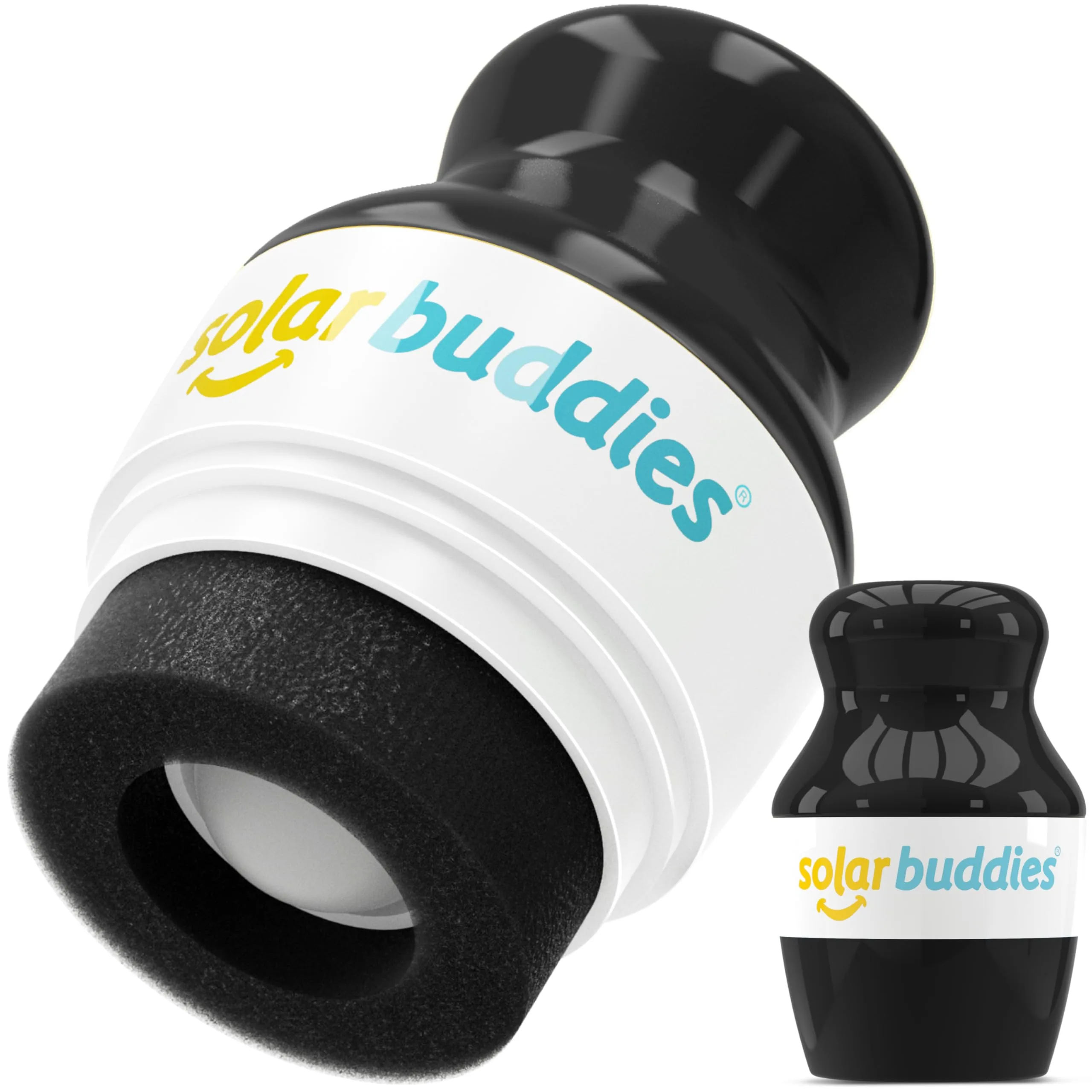 Solar Buddies Sunscreen Applicator - Green, 3.4 Fl Oz | Refillable Roll-On Sponge for Kids & Adults - main product image