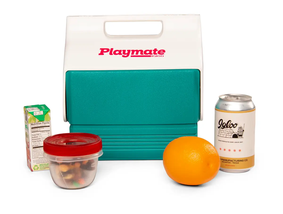 Igloo Retro Playmate Mini 4 Qt Cooler, Jade | Insulated Personal Cooler with Retro Design - view 2