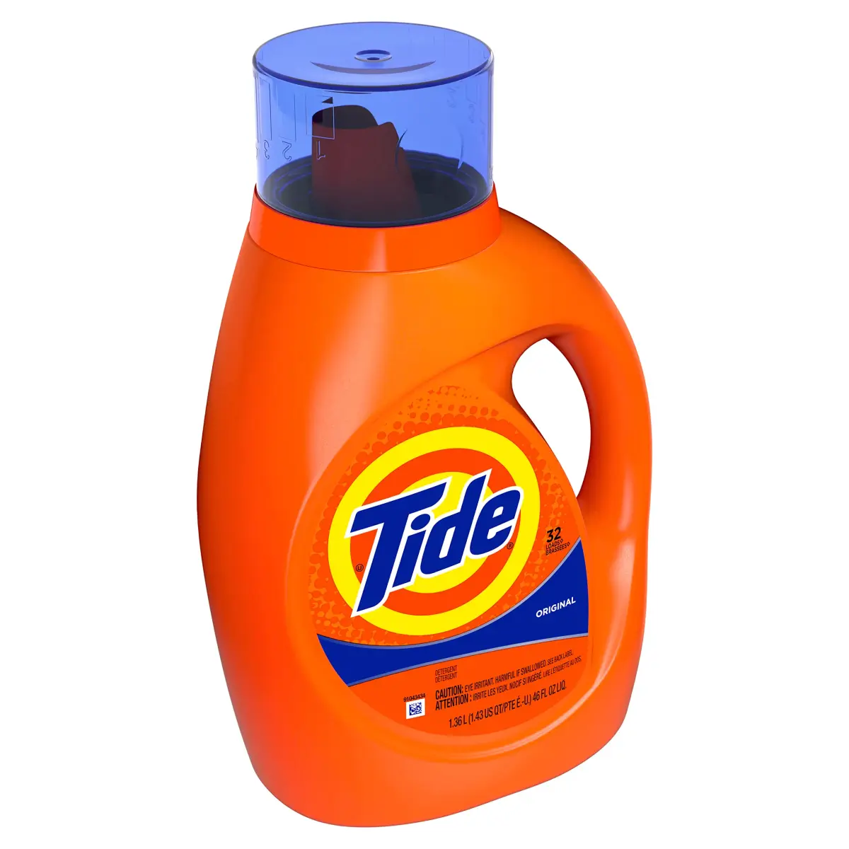 Tide Liquid Laundry Detergent Original Scent 1360ml (46 Fl Oz) | Powerful Grease Cleaning & Stain Removal - view 5
