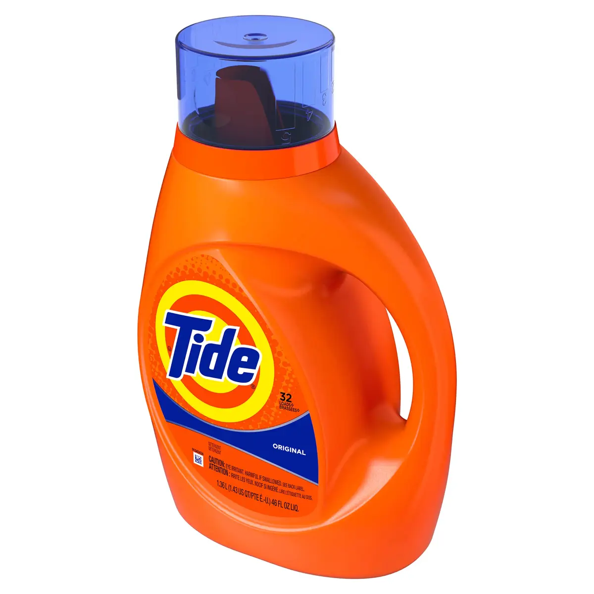 Tide Liquid Laundry Detergent Original Scent 1360ml (46 Fl Oz) | Powerful Grease Cleaning & Stain Removal - view 6