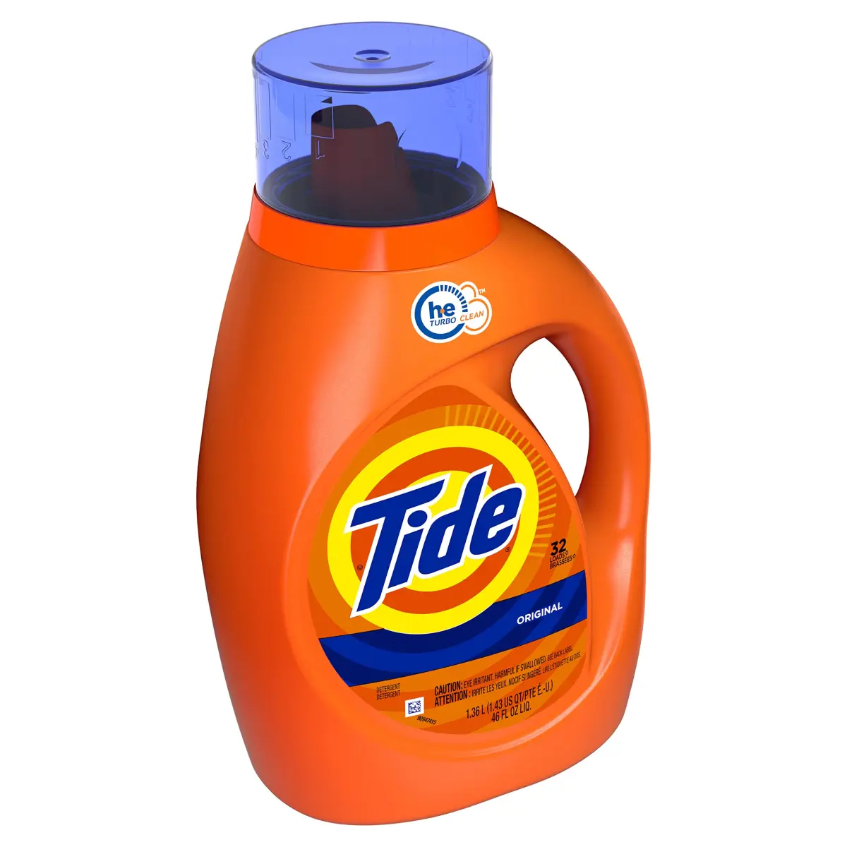 Tide Liquid Laundry Detergent Original Scent 1360ml (46 Fl Oz) | Powerful Grease Cleaning & Stain Removal - view 8