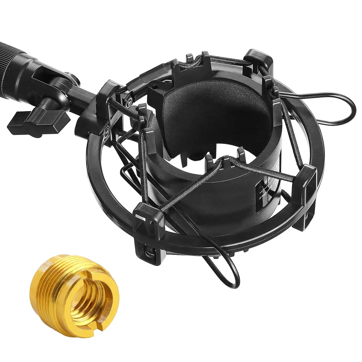 YOUSHARES AT2020 Shock Mount for Audio Technica AT2020, AT2035, ATR2500 Microphones | Reduces Vibration Noise - main product image