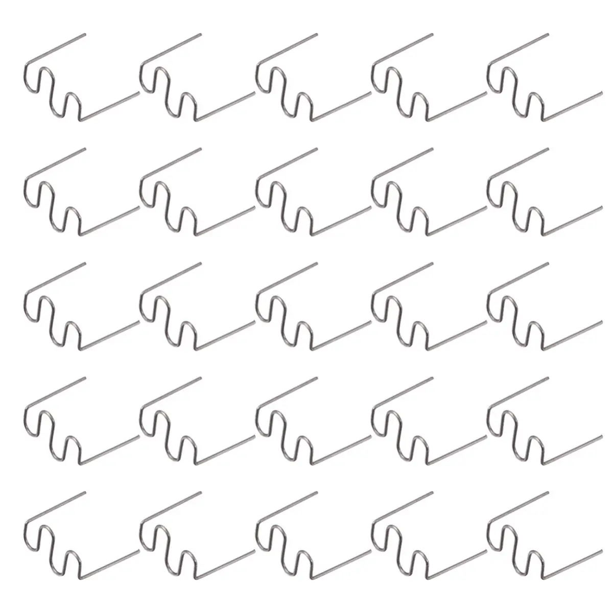 Wakauto 500pcs Metal Hot Stapler Staples 0.6mm Wave Staples for Plastic Welding Repair | Universal Fit for Hot Staplers - main product image