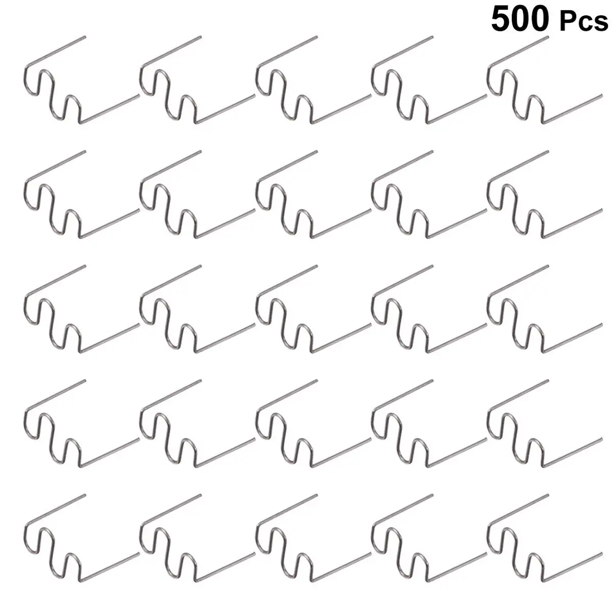 Wakauto 500pcs Metal Hot Stapler Staples 0.6mm Wave Staples for Plastic Welding Repair | Universal Fit for Hot Staplers - view 7