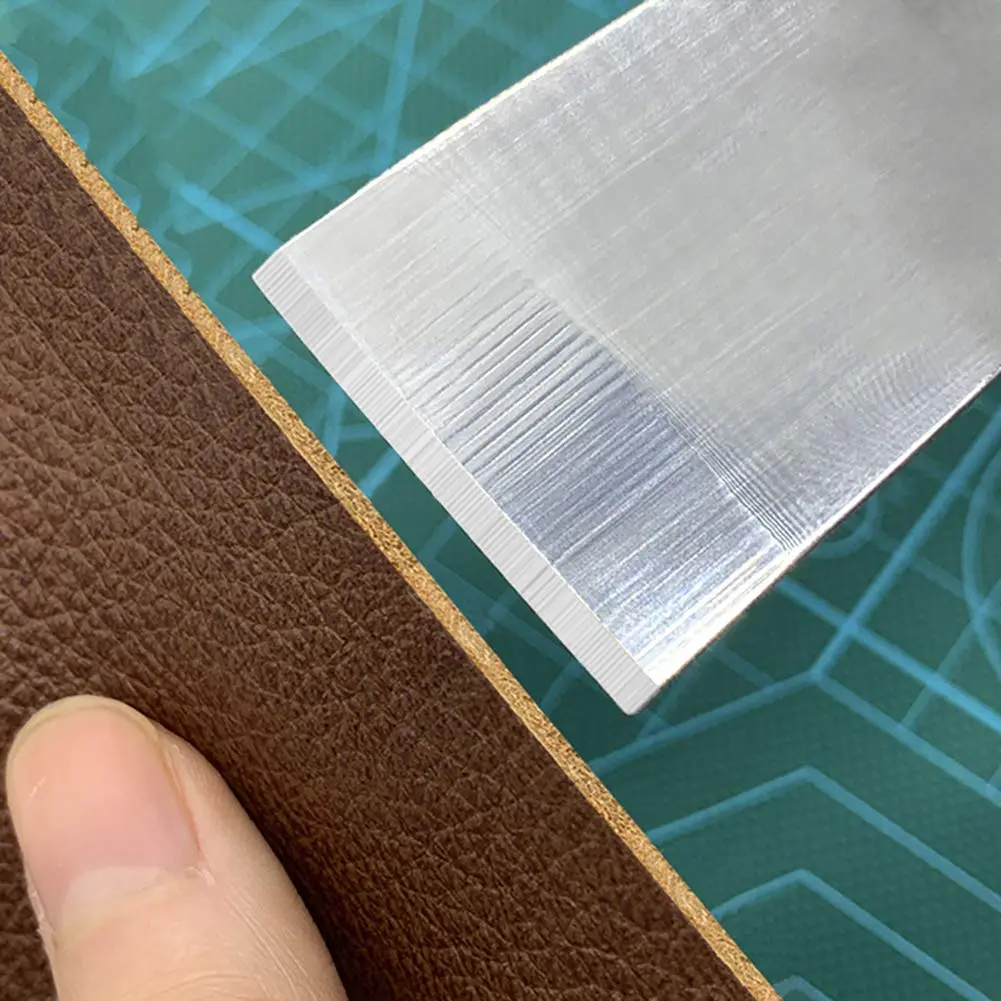 QMNNMA Leather Knife with Wooden Handle | Sharp Leather Cutting & Skiving Tool for Leathercraft - view 6