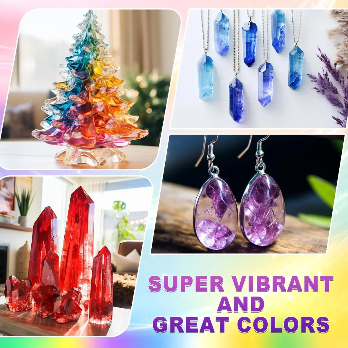 SigWong Epoxy Resin Pigment 24 Colors | Highly Concentrated Liquid Dye for DIY Jewelry & Crafts - view 5