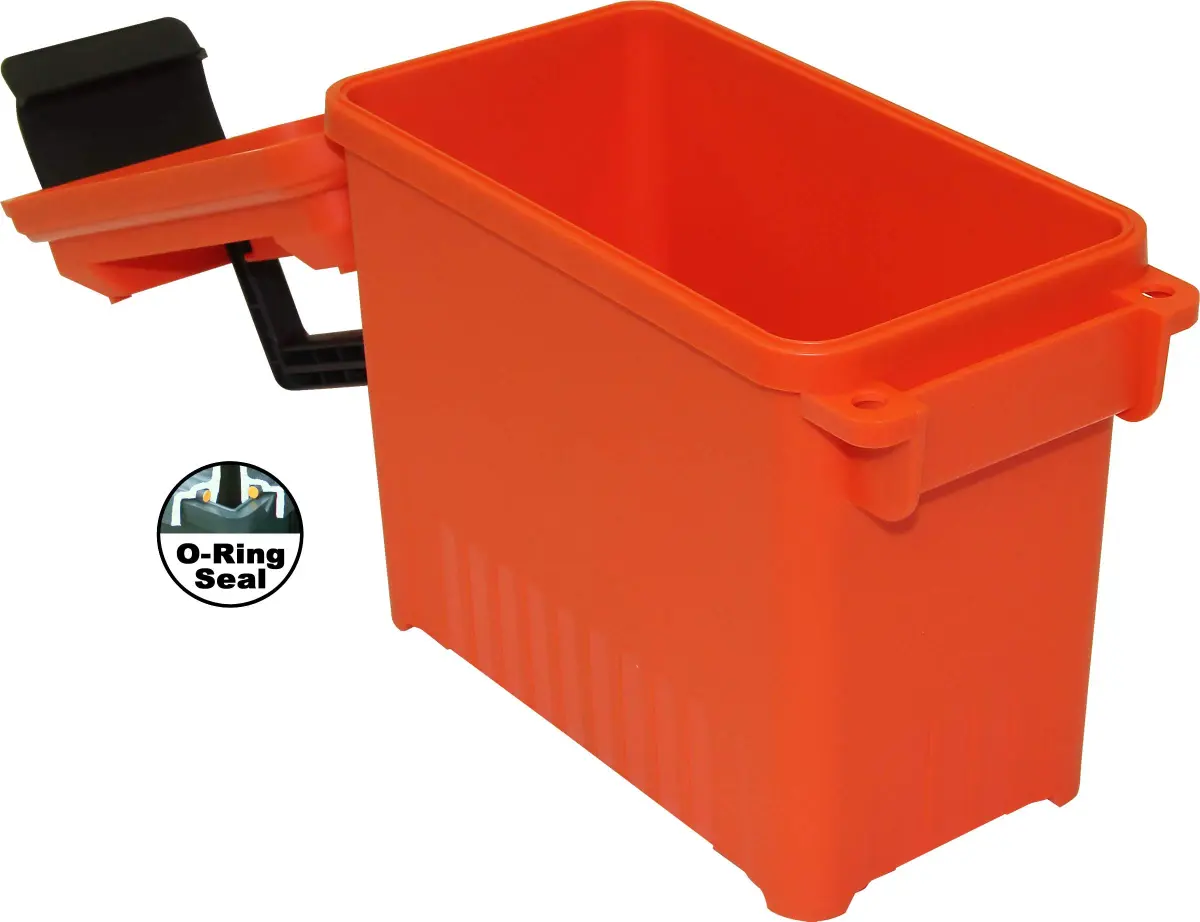 MTM AC15-35 Mini Ammo Can with Water-Resistant Seal, Double Padlock Tabs, 12-Pound Capacity, 20.9cm (8.4") x 10.7cm (4.2") x 17.3cm (6.8") - view 2