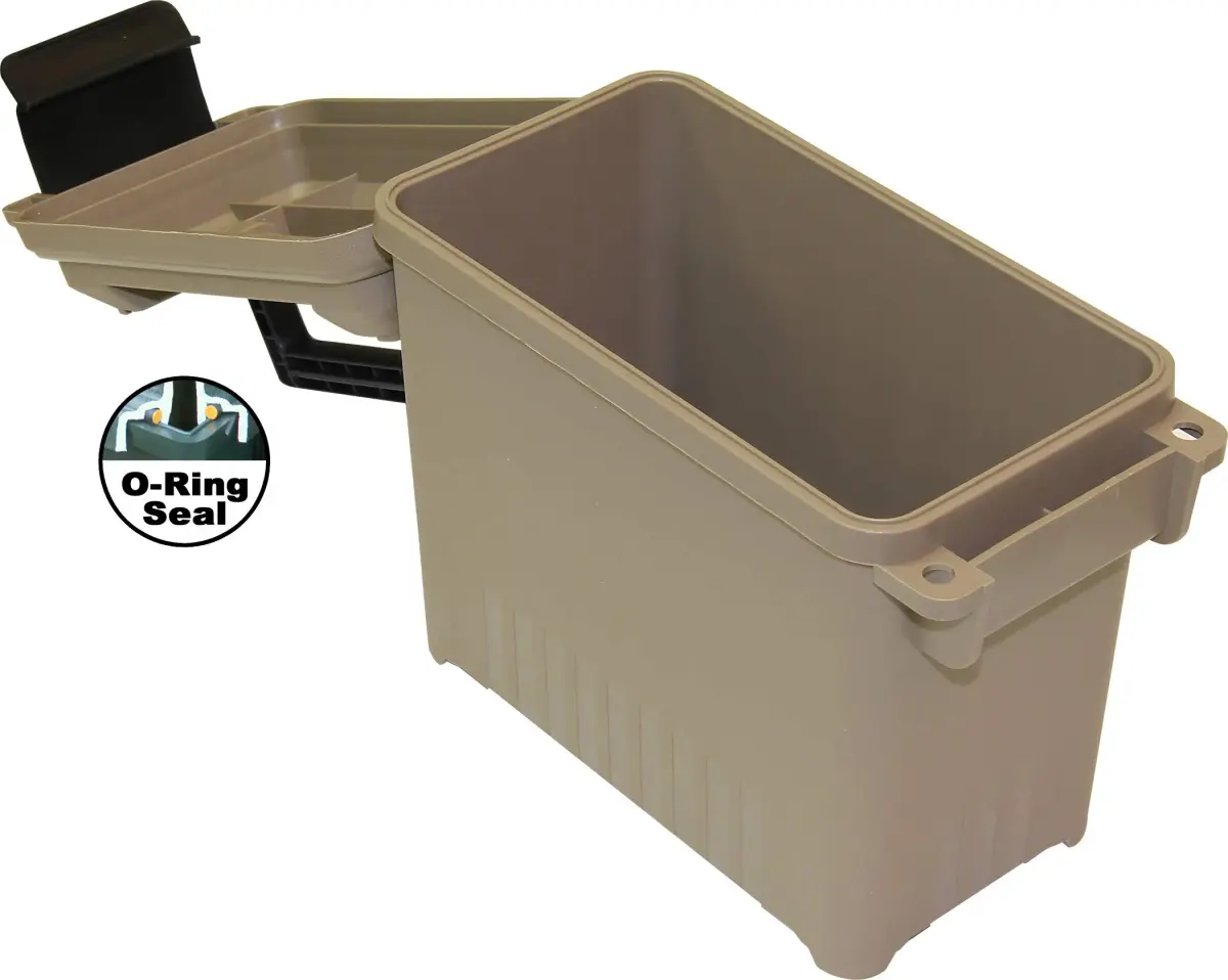 MTM AC15-72 Mini Ammo Can 0.29 kg (0.64 lb) | Water-Resistant Seal, Padlock Tabs, USA Made - view 2