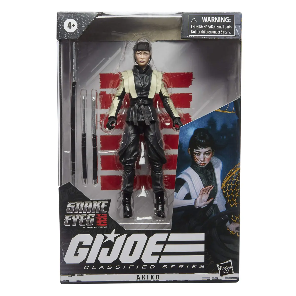 G.I. Joe Classified Series Snake Eyes: G.I. Joe Origins Akiko Collectible Action Figure 6-inch | Movie-Inspired, Premium Poseability - view 2