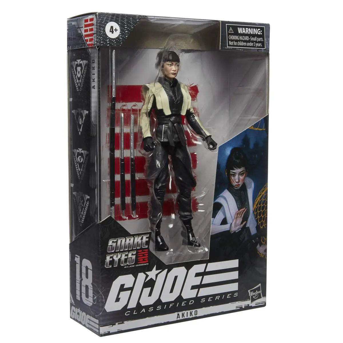 G.I. Joe Classified Series Snake Eyes: G.I. Joe Origins Akiko Collectible Action Figure 6-inch | Movie-Inspired, Premium Poseability - view 3