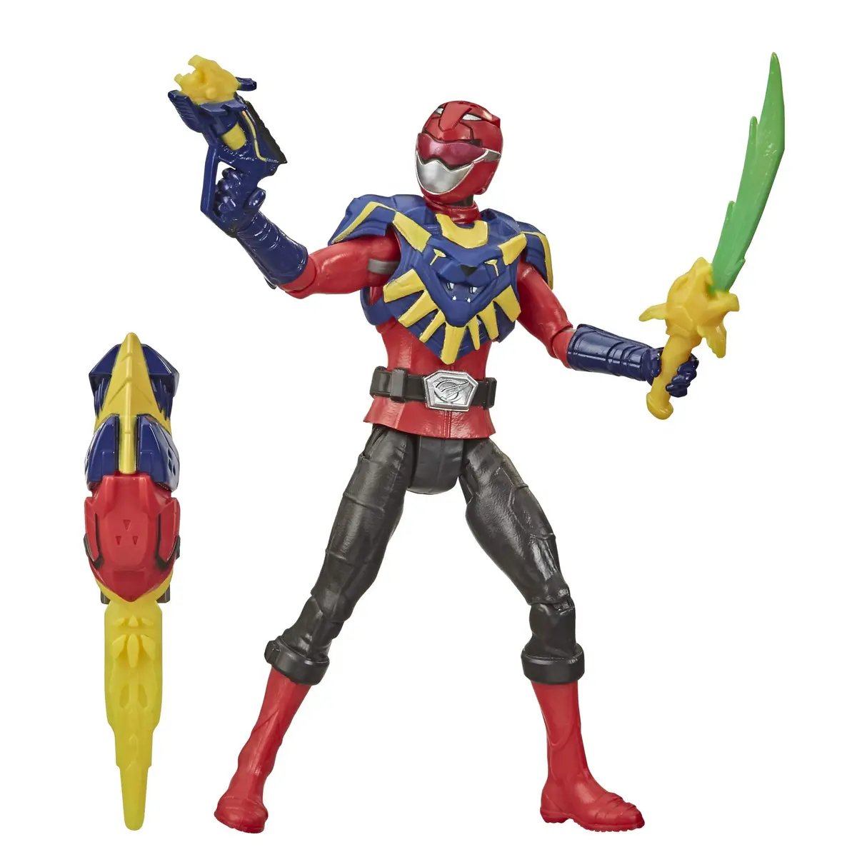 Power Rangers Beast Morphers Beast-X King Red Ranger 6-inch Action Figure Toy Inspired by The TV Show - main product image