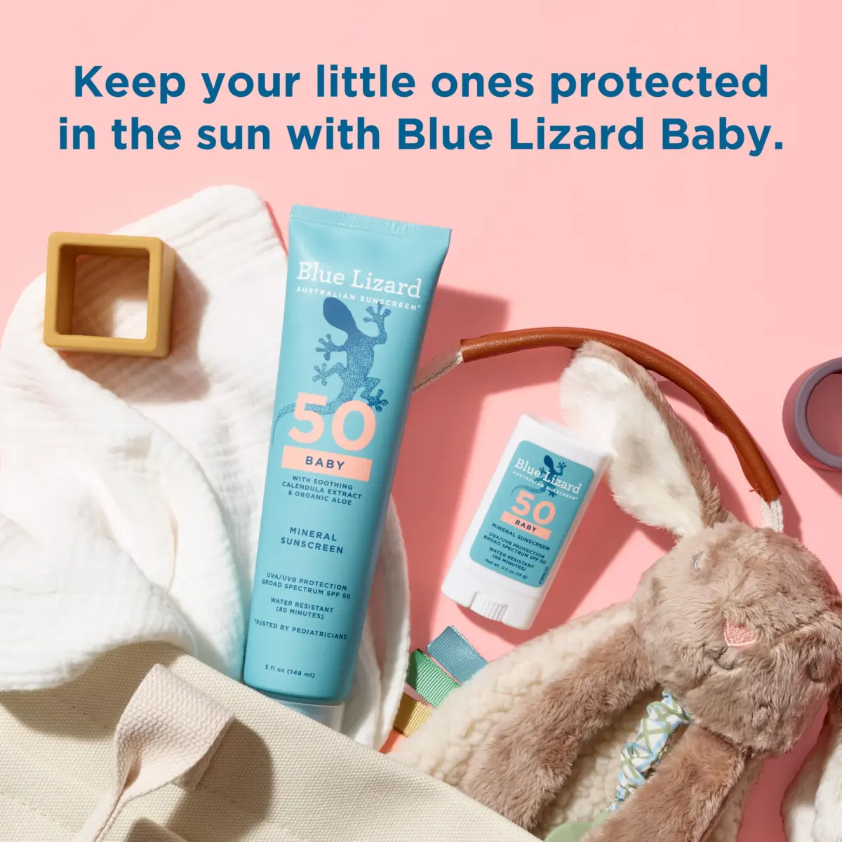 Blue Lizard Baby Mineral Sunscreen Stick SPF 50+ 15ml (0.5 Fl Oz) | Zinc Oxide Sunscreen for Sensitive Skin - view 8