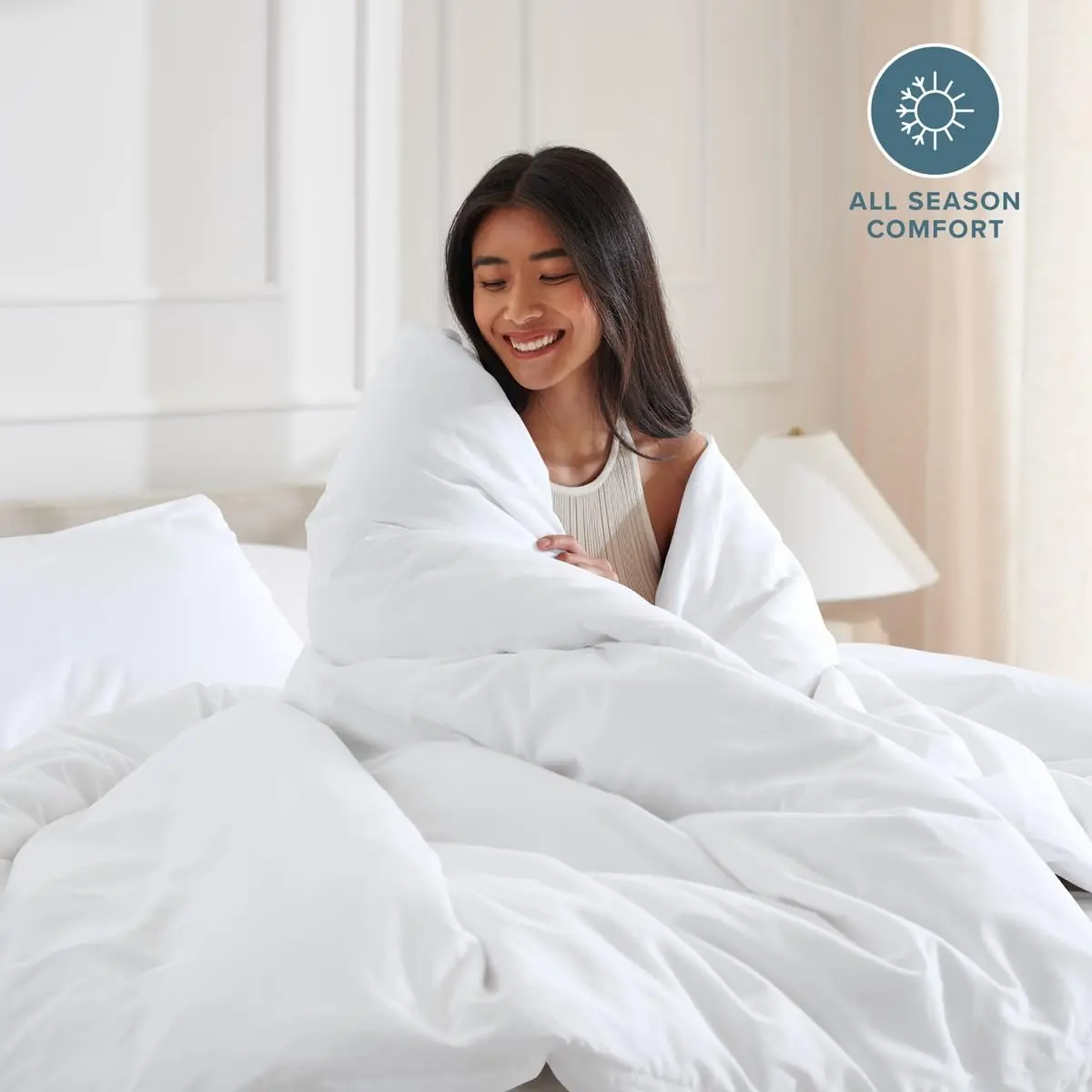 Bare Home Duvet Cover Set 1800 Ultra-Soft Oversized Queen | Breathable Microfiber, Easy Care (70-120 chars) - view 3