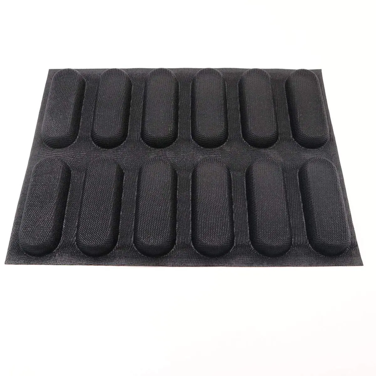 Bluedrop Silicone Hot Dog Bread Forms Mini Baby Sandwich Baking Molds Food grade Perforated Oven Safe - view 5